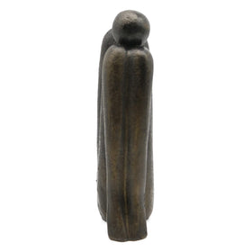 Lukitas resin bronze bookends complement warm home decor palettes