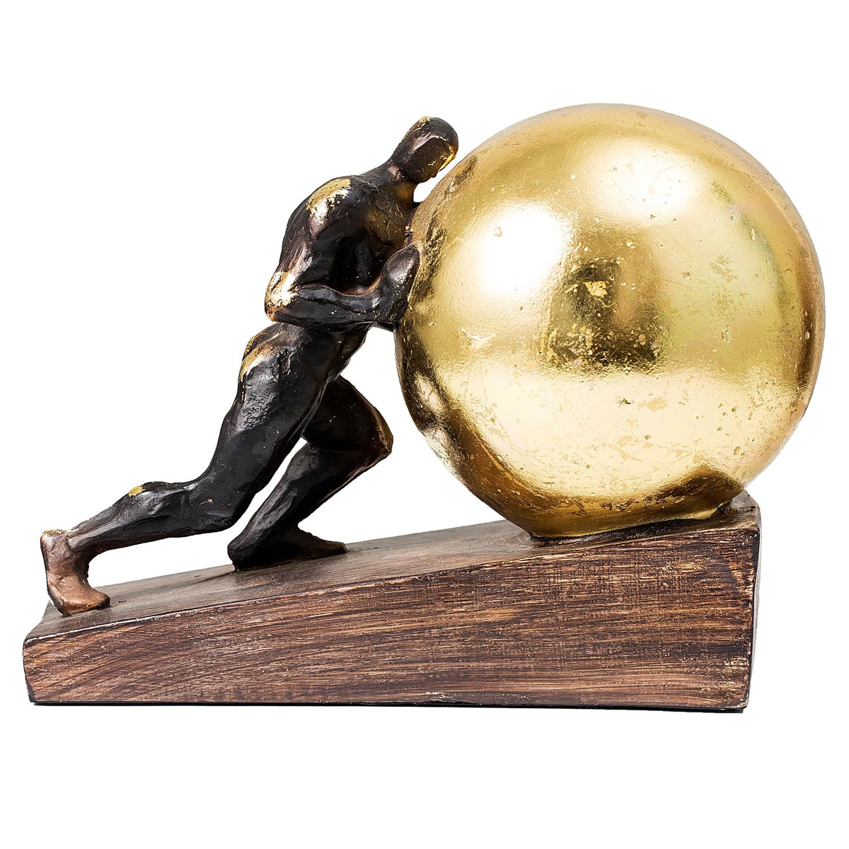 Lukitas Sisyphus sculpture gift-worthy decor for birthdays or anniversaries.