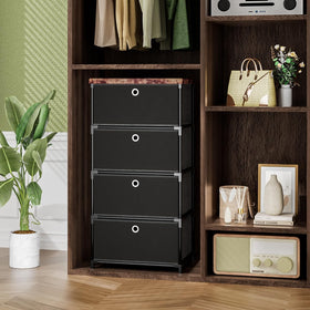 LUKYTOWER stackable storage drawers help maximize room and reduce clutter.