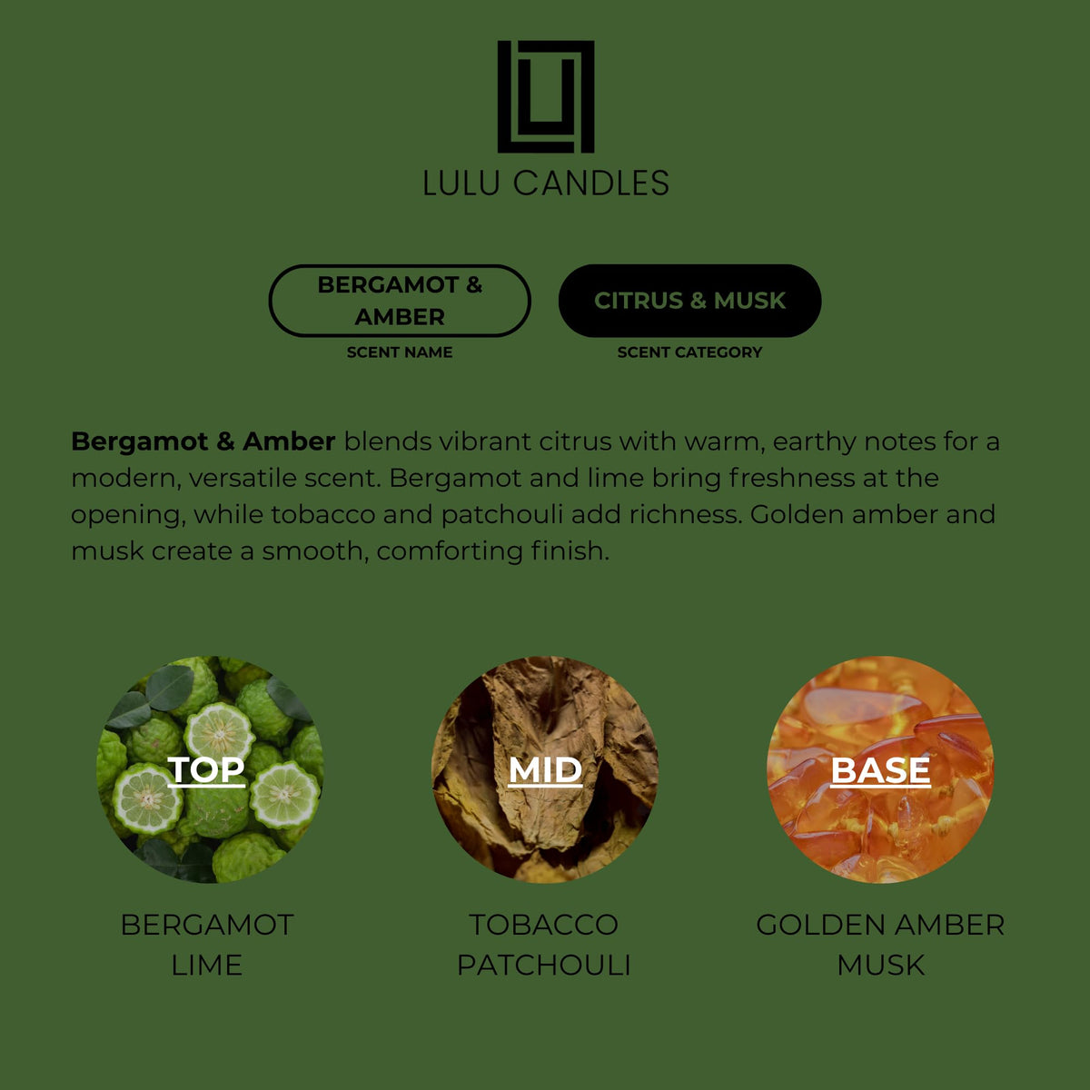 Lulu Candles cotton wick image highlights even burn and minimal soot.