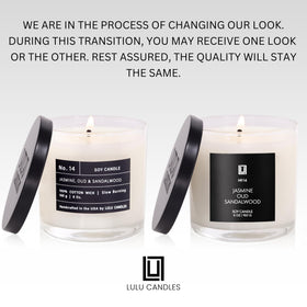 Lulu Candles hand-poured in the USA highlighting craftsmanship and quality.