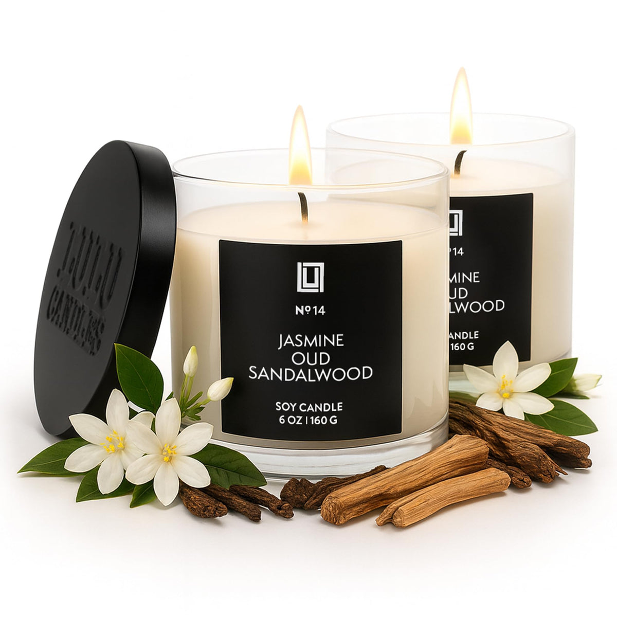 Lulu Candles highly scented fragrance fills the room with depth.