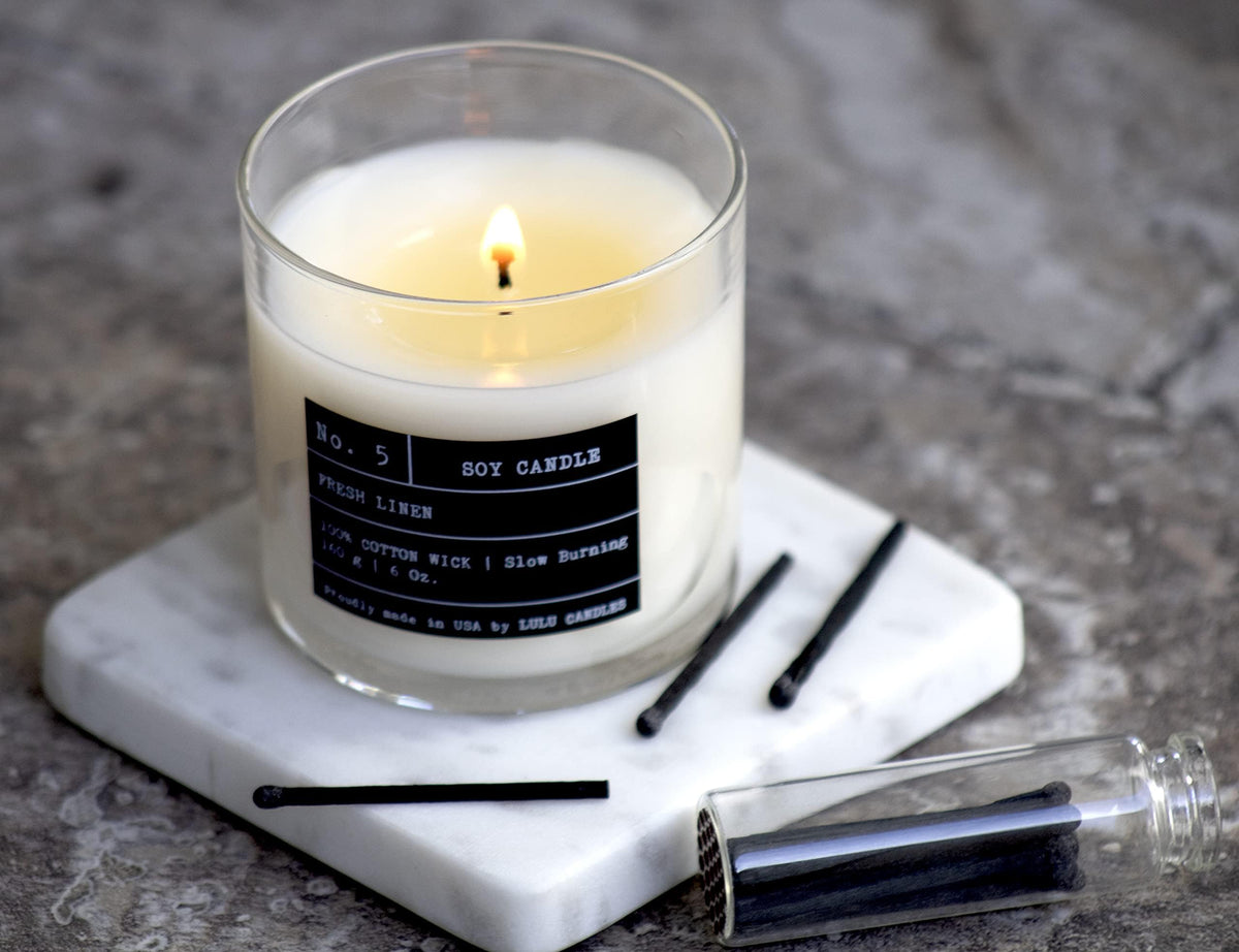 Lulu Candles long-lasting burn suitable for extended use and fragrance release.
