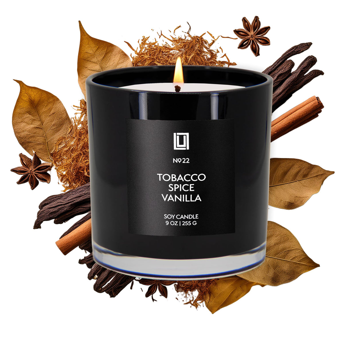 Lulu Candles vegan-soy-wax-jar highlights clean burning for mindful spaces.