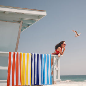 LULUHOME oversized towel offers spa-quality softness for at-home lounging.