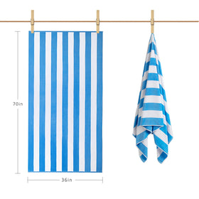 LULUHOME no-fade blue stripes stay vibrant after many washes.