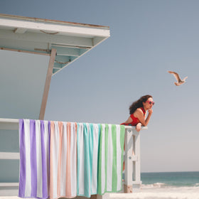 LULUHOME spa-soft towel dries gently by the poolside