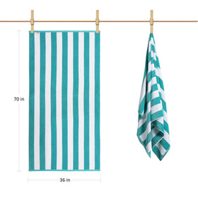 LULUHOME ultra-absorbent towel dries quickly after swimming or pool time