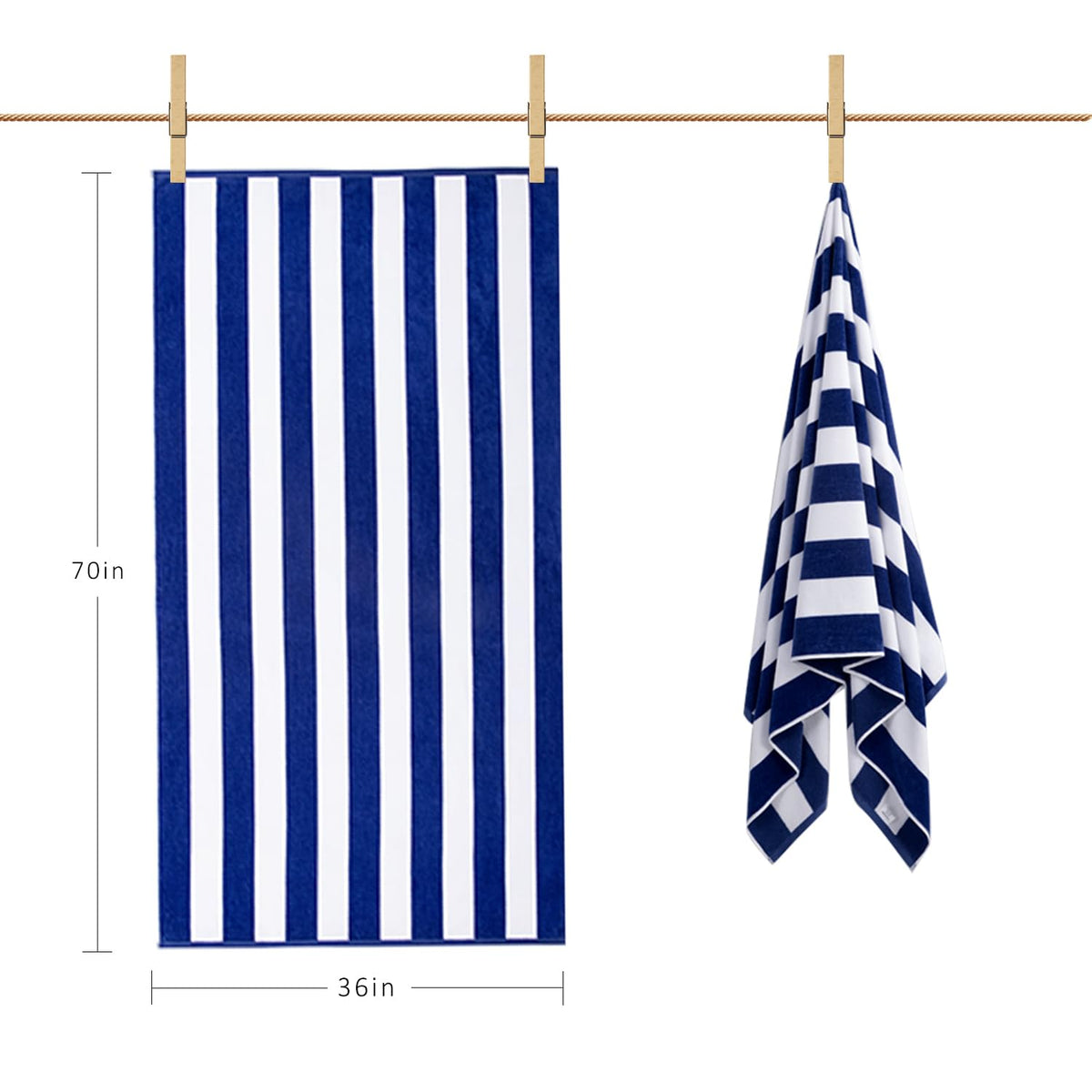LULUHOME ultra-absorbent oversized towel with soft cotton texture