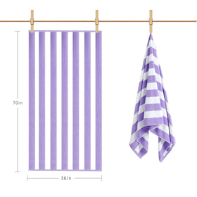 LULUHOME ultra-absorbent towel dries quickly at pool or shore