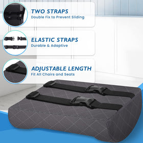 LumbarPal car-seat back support provides stable comfort during drives.