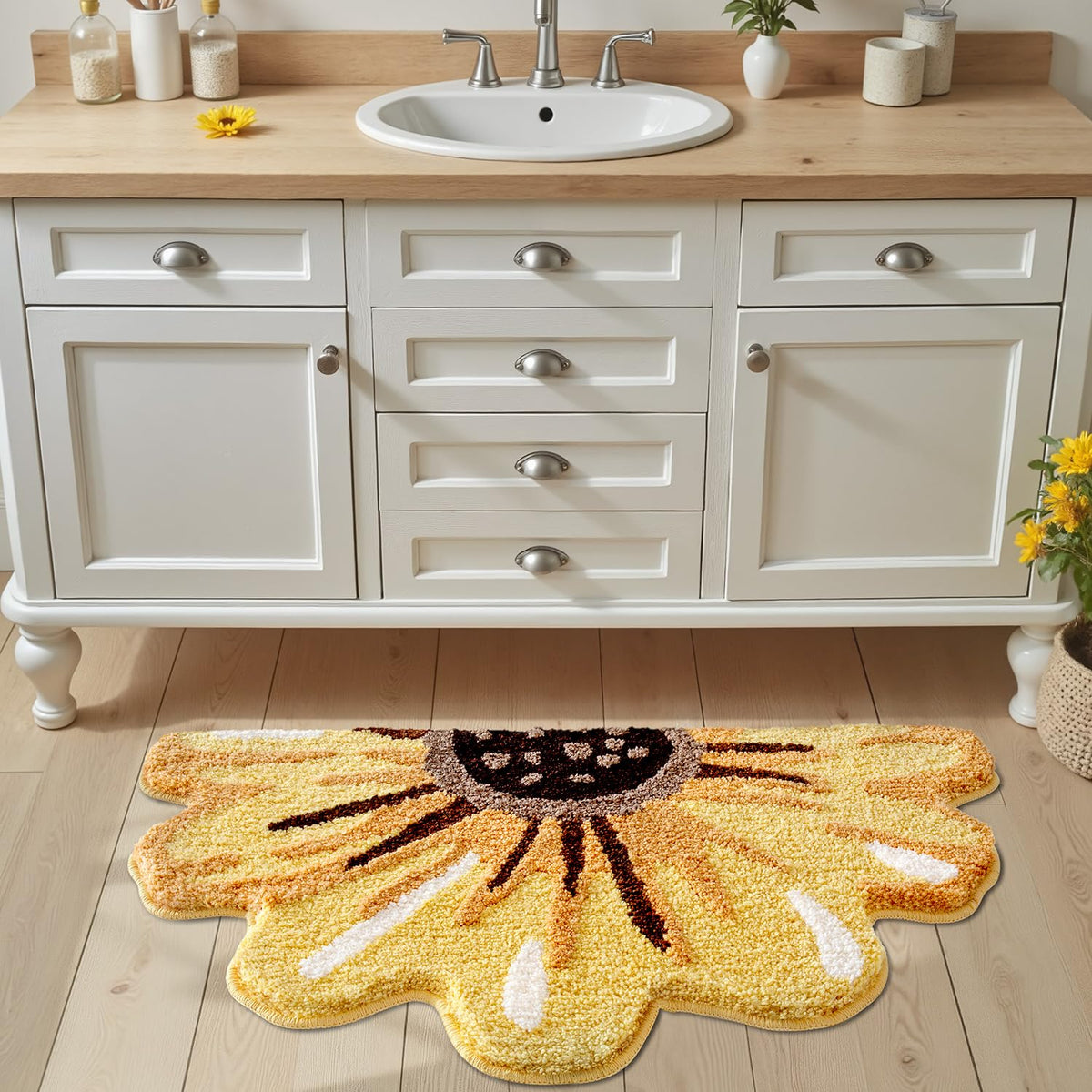 LUMI absorbent non-slip bath mat helps prevent slips after showers.