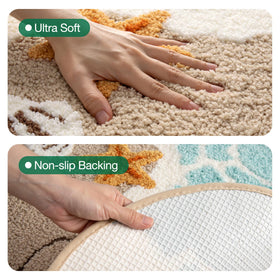 LUMI rug is machine washable for easy maintenance