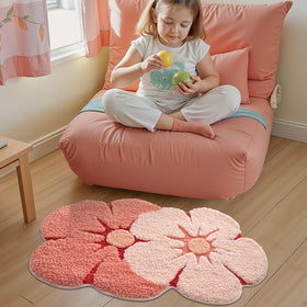 LUMI non-slip backing rug provides safe footing in bathrooms and kitchens.