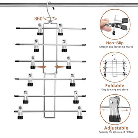 Lumigens foldable design saves closet space when not in use.
