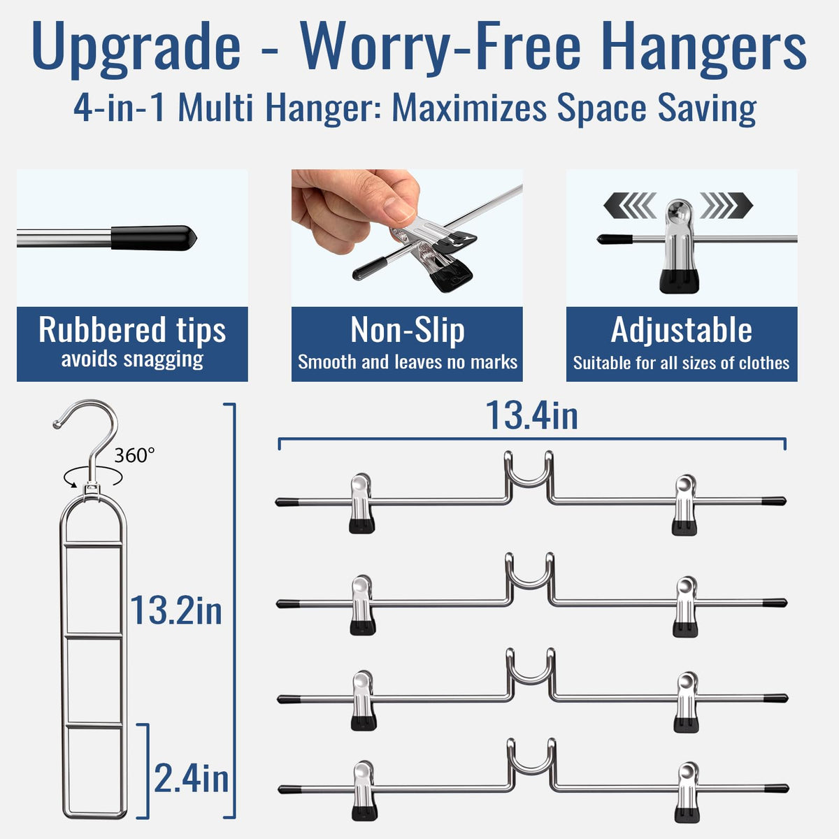 Lumigens closet organizer promotes faster outfit selection each morning.