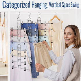 Lumigens rotates hooks for quick access to similar outfits in seconds.