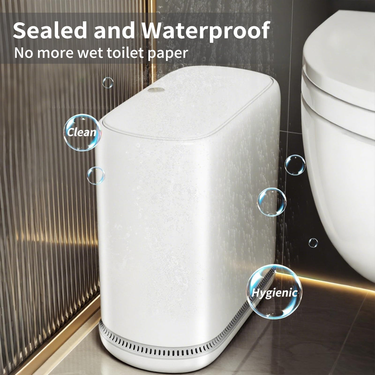LumiHom modern design bin complements various room decors.