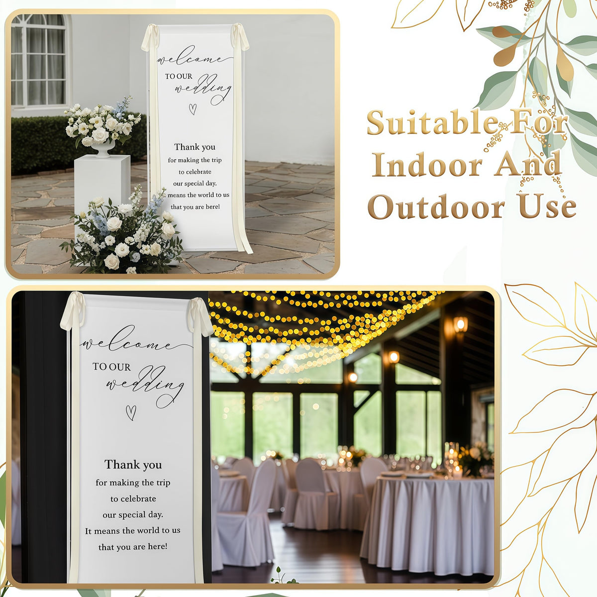 Lumina Garden wall-hanging setup for versatile venue placement
