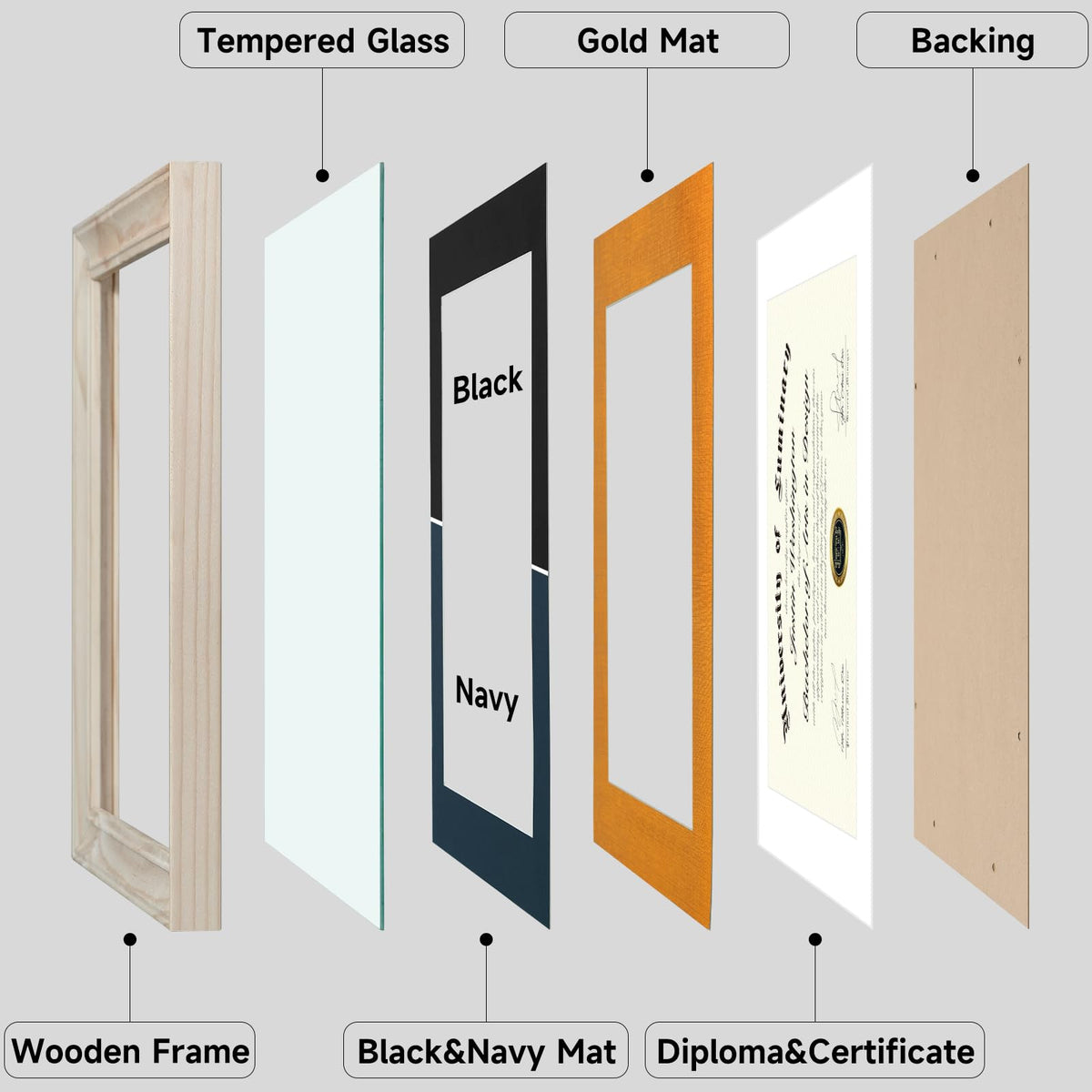 Solid wood walnut finish adds natural warmth to any space
