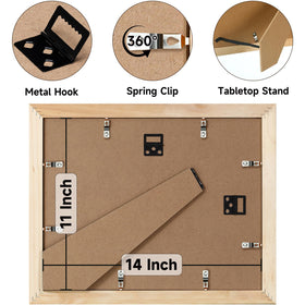Tempered glass panel on Luminary frame offers clear, glare-free viewing