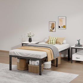 LUMUNANCE 16-inch bed frame crossbar provides strong support and easy cleaning access.