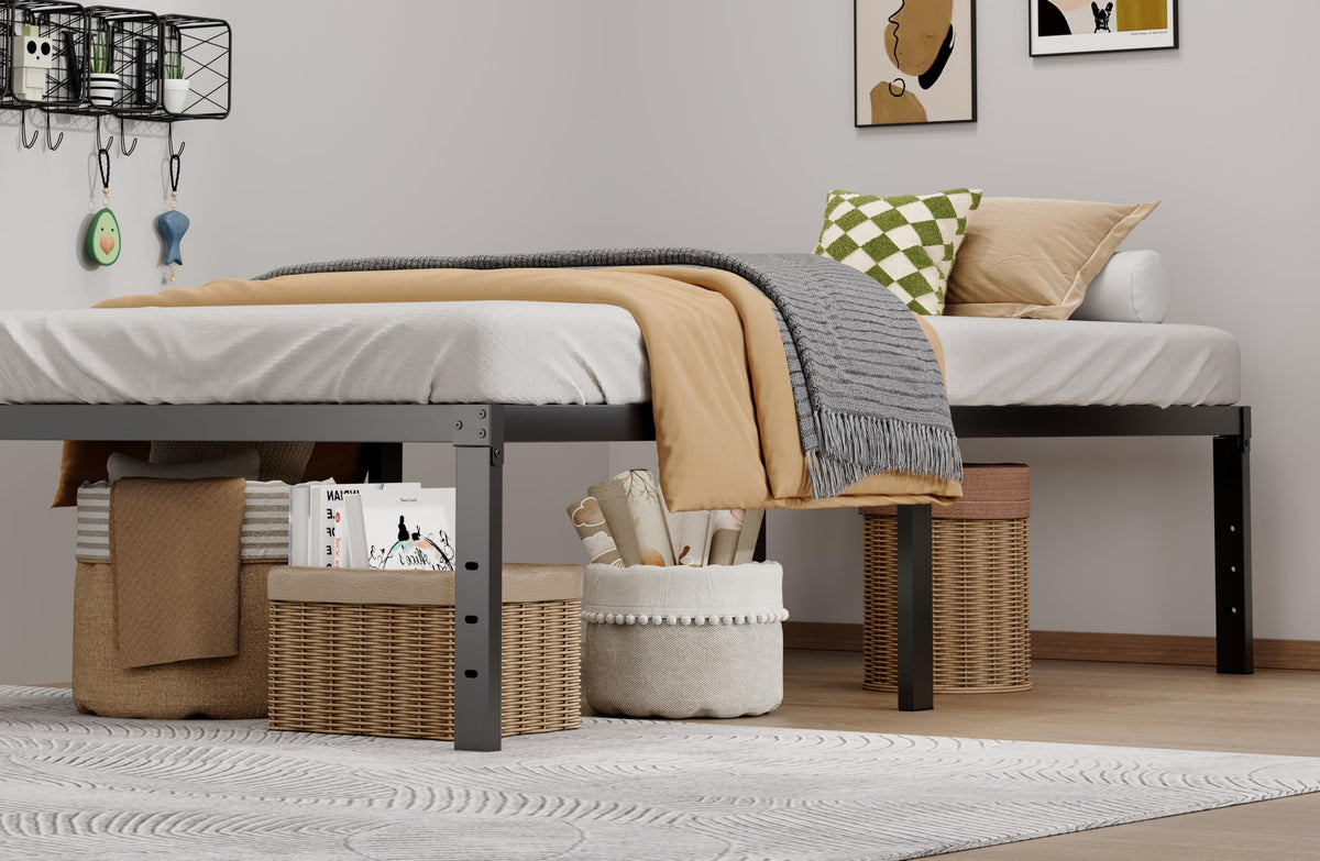 LUMUNANCE bed frame headboard and footboard connection holes enable easy customization.