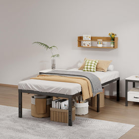 LUMUNANCE bed frame includes tools and manual for quick setup