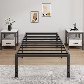 LUMUNANCE Twin XL bed frame assembly guide with included hardware for quick setup.