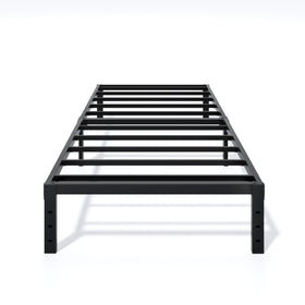 LUMUNANCE Twin XL bed frame front view, stylish and sturdy for daily use