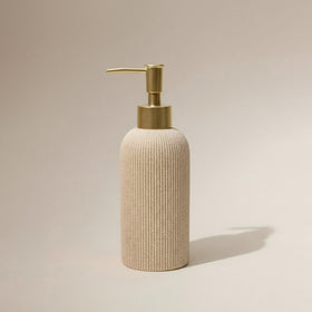 LUNESTELLA seven-ounce capacity dispenser suitable for soap or lotion