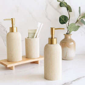 LUNESTELLA multiuse dispenser for kitchen and bathroom organization
