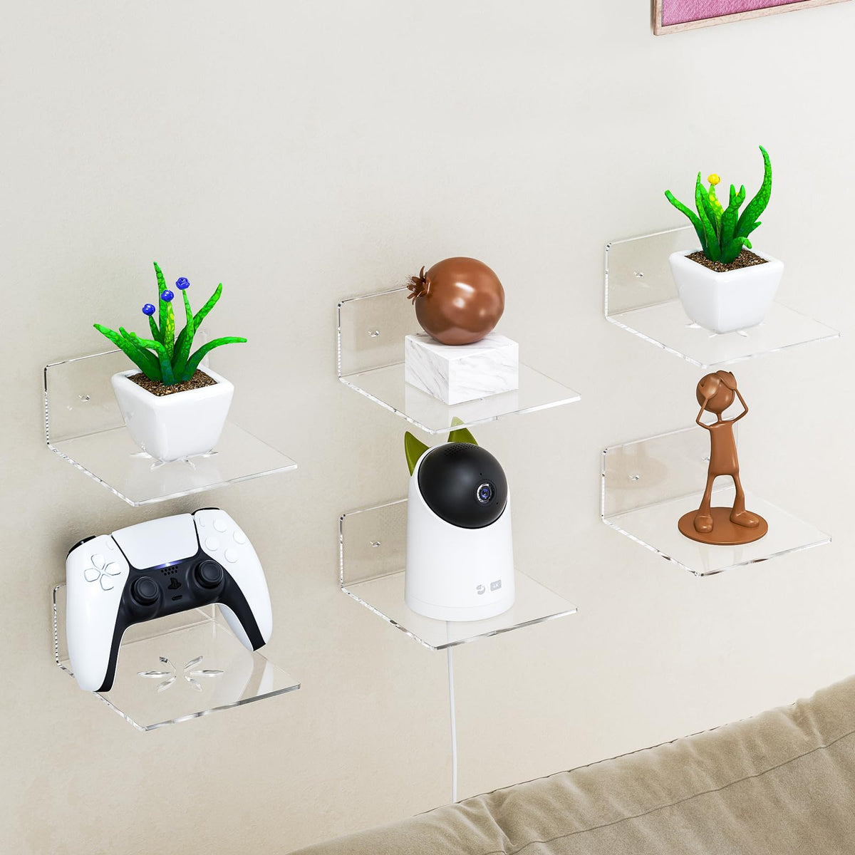 LUOBAO 6inch shelf ideal for router or gadget display