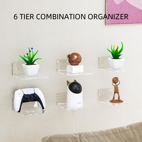 LUOBAO mini floating shelf supports cameras and devices elegantly