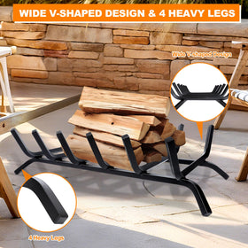 Luoieo dimension graphic confirms 21.8 inch width for hearth fit.