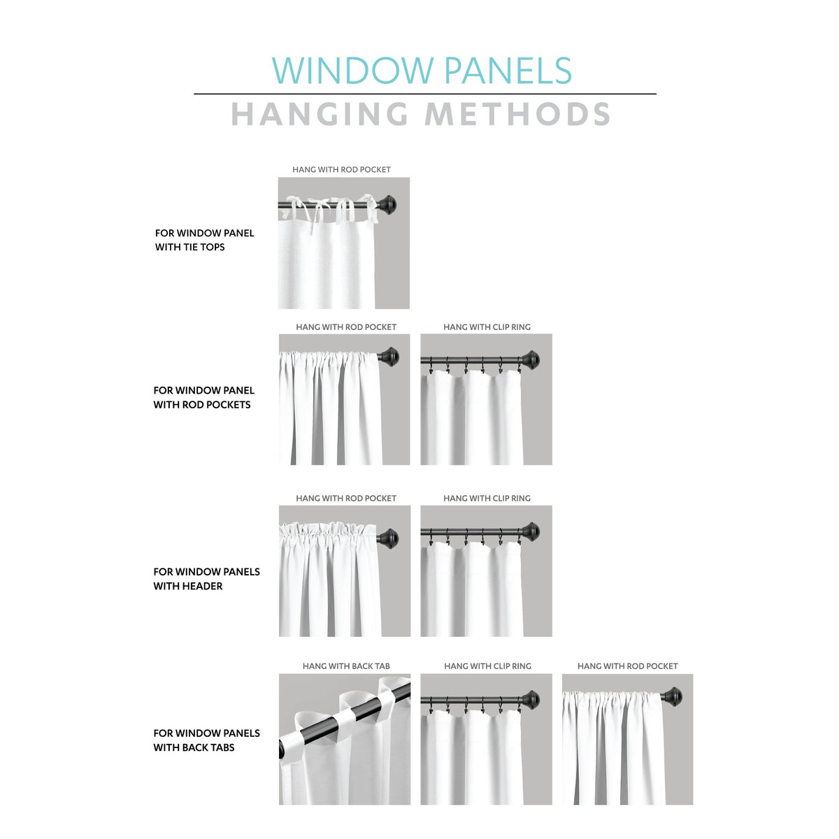 Lush Decor Reyna curtain set is machine washable and easy to maintain