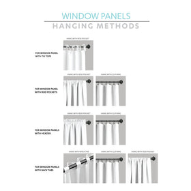 Lush Decor Reyna curtain set is machine washable and easy to maintain