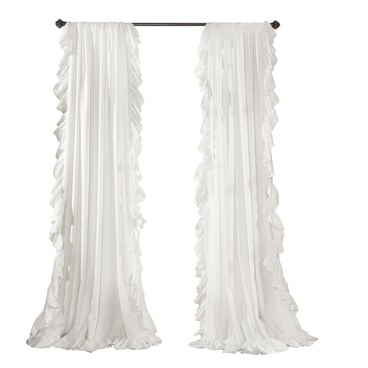 Lush Decor Reyna panels enhance dining room ambiance