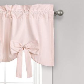 Close-up of the soft scalloped hem on the Melody Bow Valance.