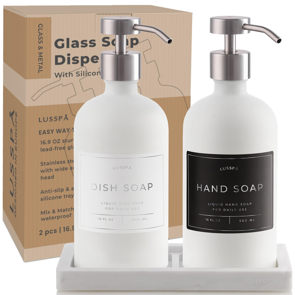 LUSSPA refillable set reduces plastic waste and supports sustainable routines