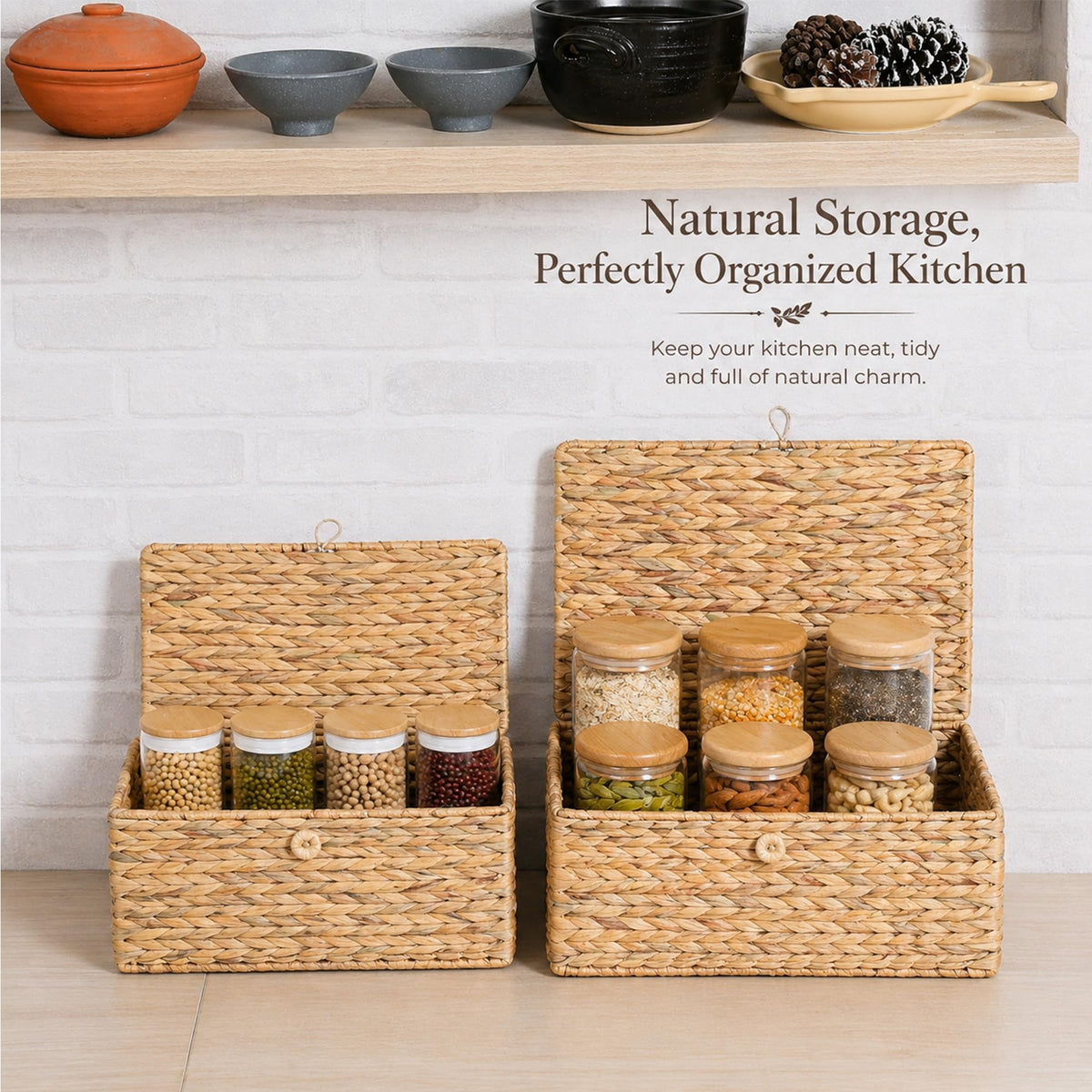 LUSYDECO dust protected storage box keeps contents cleaner