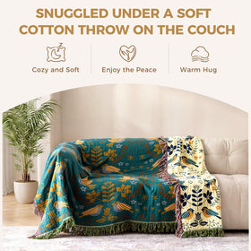 Breathable 4-layer cotton gauze offers year-round comfort