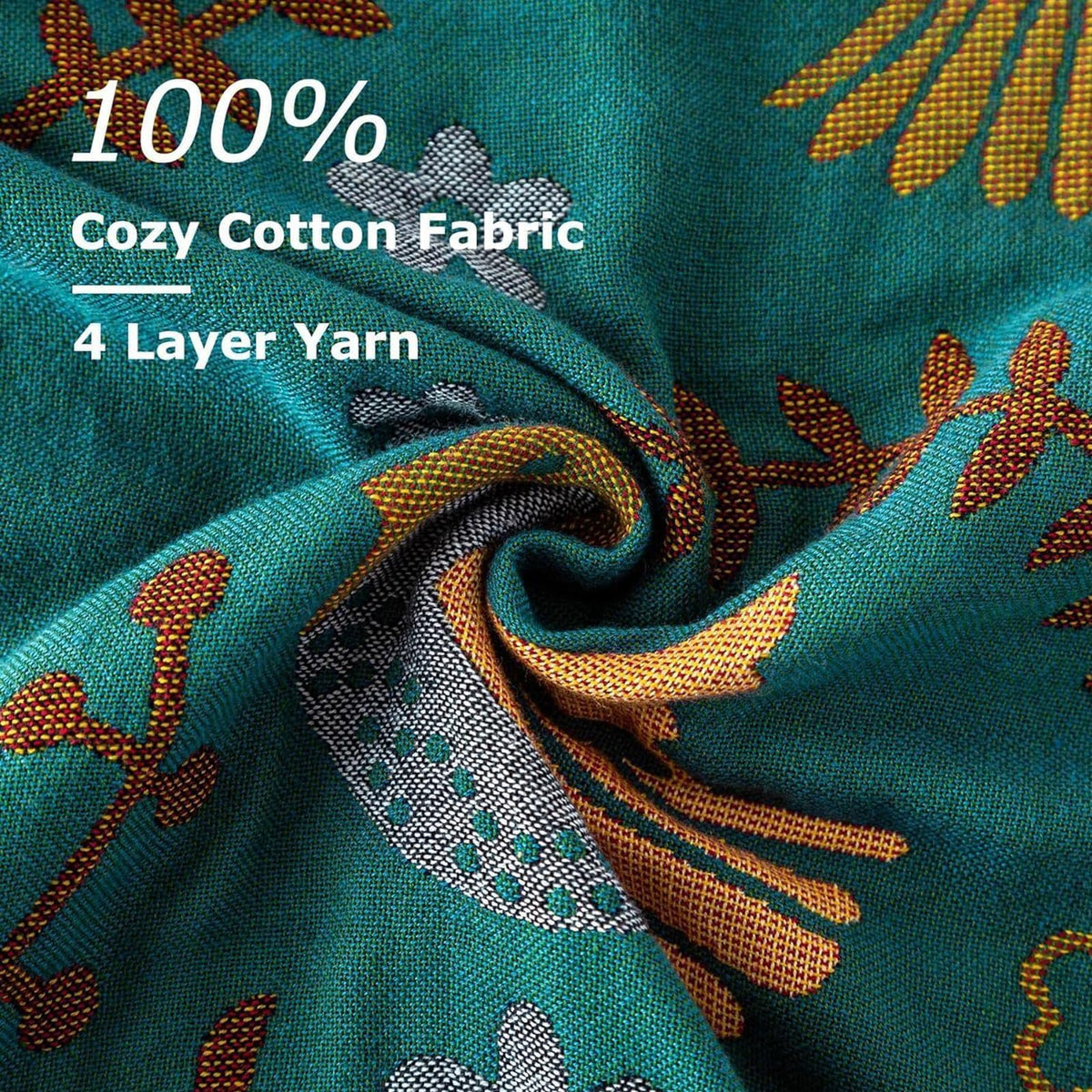 Machine-washable LUTBM throw with easy care for busy homes