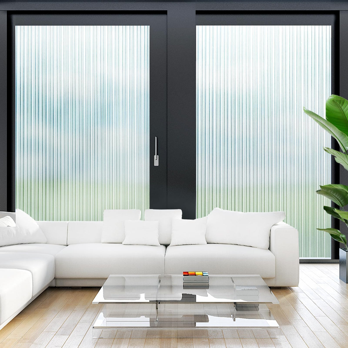 LUTE Large length window film designed for doors and wide windows