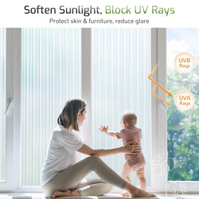 LUTE UV protection window film blocks sun and reduces glare