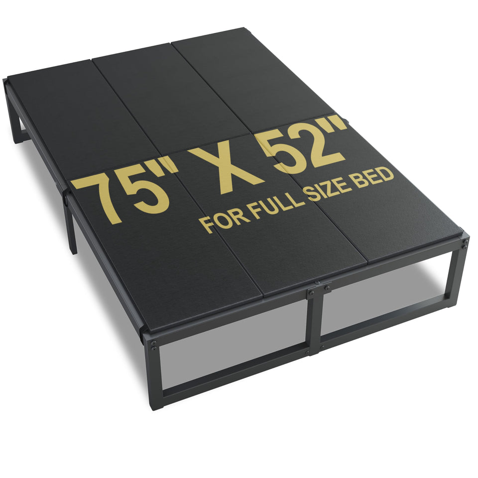 Lutown-Teen bunkie board full size provides stable support for a firm mattress base