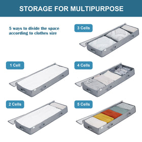 LUVHOMEE adjustable divider inside bin allows flexible organization