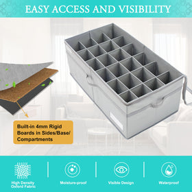 LUVHOMEE reinforced handles ease lifting and transport.