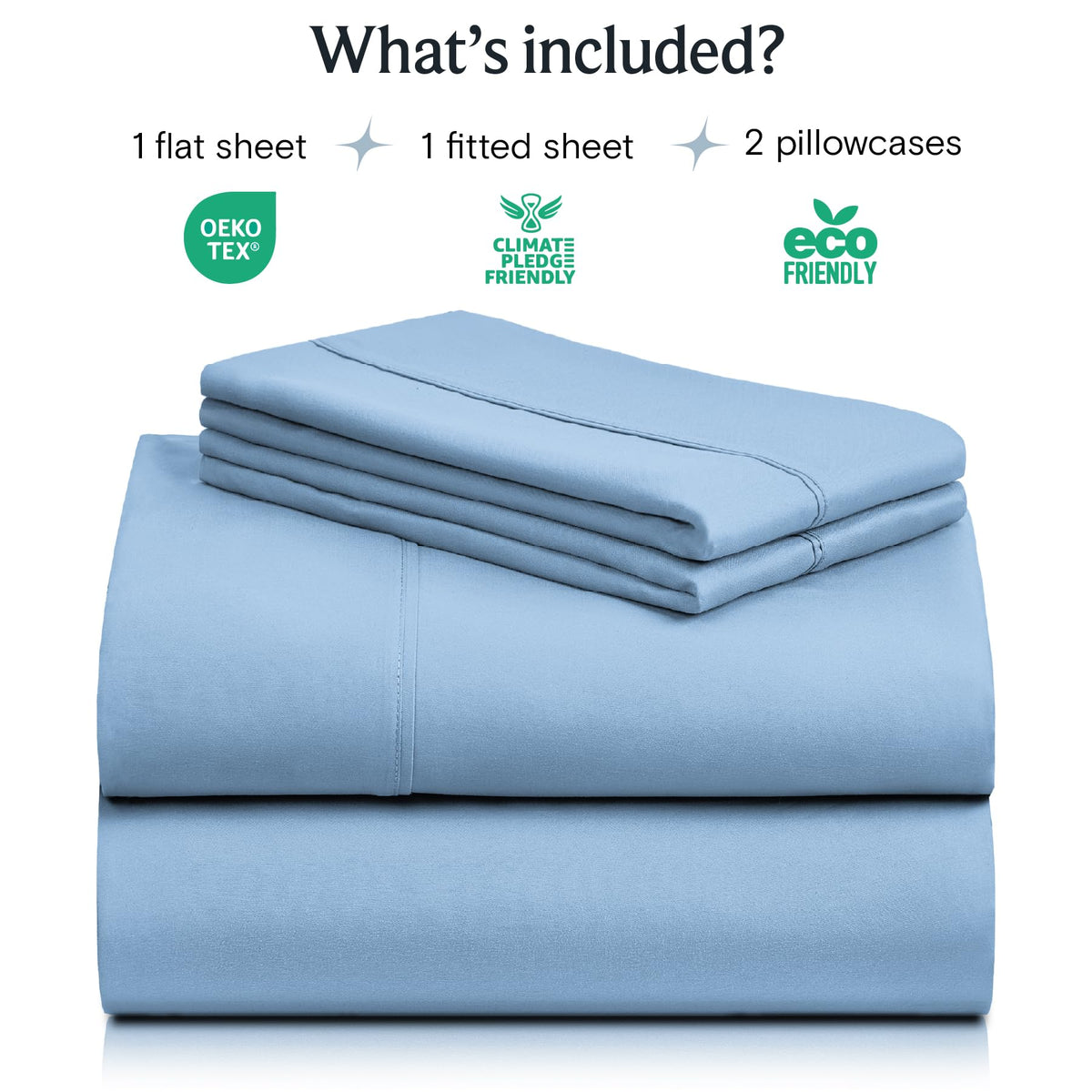 LuxClub 18-inch deep-pocket queen sheets fit memory foam mattresses securely.