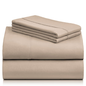 LuxClub machine-washable sheets simplify cleanup and care